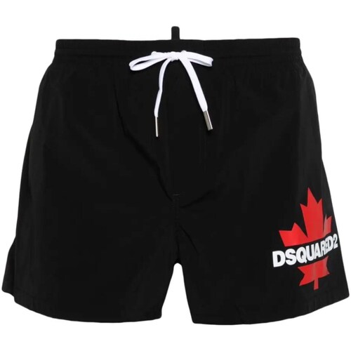 Vêtements Homme Nille Shorts / Bermudas Dsquared D7B5F5600 Noir