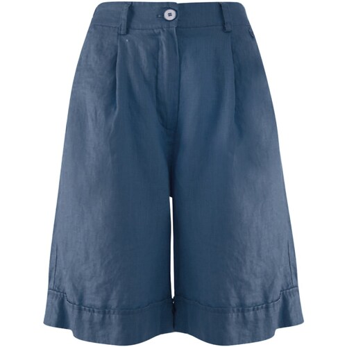 Vêtements Femme Shorts / Bermudas Yes Zee P292-J400 Bleu