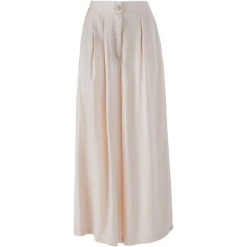 Vêtements Femme Contrast Detail Crop Shirt & Shorts Set Yes Zee P322-CM00 Beige
