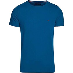 Vêtements Homme T-shirts & Polos Tommy Hilfiger Stretch Slim Fit Tee Bleu