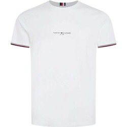 Vêtements Homme T-shirts & Polos Tommy Hilfiger Tommy Logo Tipped Te Blanc