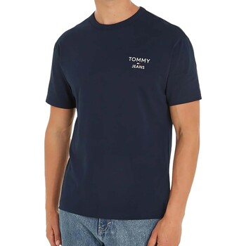 Vêtements Homme T-shirts & Polos Tommy Jeans Tjm Reg Corp Tee Ext Bleu