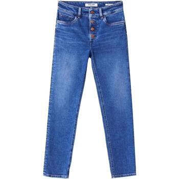 Vêtements Femme Jeans Print slim Salsa Destiny crop slim b Bleu