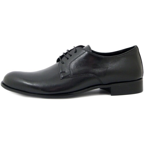Chaussures Homme Derbies Osvaldo Pericoli Homme Chaussures, Derby, Cuir souple, Lacets - 320NE Noir
