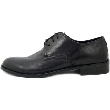 Chaussures Homme Derbies Osvaldo Pericoli Homme Chaussures, Derby, Cuir souple, Lacets - F12 Noir