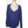 Vêtements Femme T-shirts & Polos Roxy top manches longues  38 - T2 - M Bleu Bleu