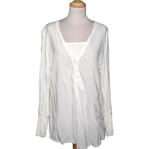 Vêtements Femme Tops / Blouses Miss Captain blouse  46 - T6 - XXL Blanc Blanc