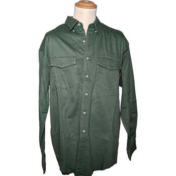 Vêtements Homme Chemises manches longues Wrangler 46 - T6 - XXL Vert