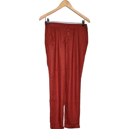 Vêtements Femme Pantalons Pimkie pantalon slim femme  38 - T2 - M Rouge Rouge