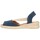 Chaussures Femme Sandales et Nu-pieds Mediterranea 40233 Mujer Azul Bleu