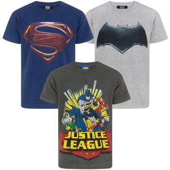 Vêtements Garçon T-shirts manches courtes Justice League NS8119 Bleu