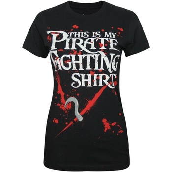 Vêtements Femme T-shirts manches longues Goodie Two Sleeves Pirate Fighting Noir