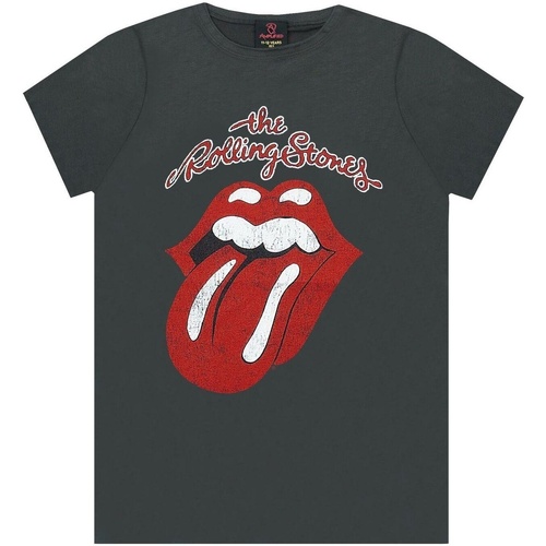 Vêtements Enfant T-shirts manches courtes Amplified Vintage Tongue Gris