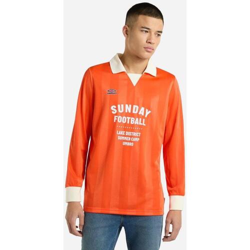 Vêtements Homme T-shirts love manches longues Umbro UO2103 Orange