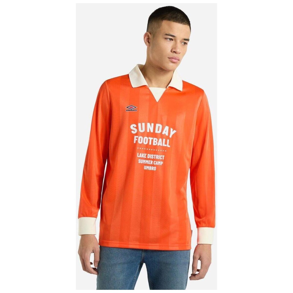 Vêtements Homme T-shirts manches longues Umbro UO2103 Orange