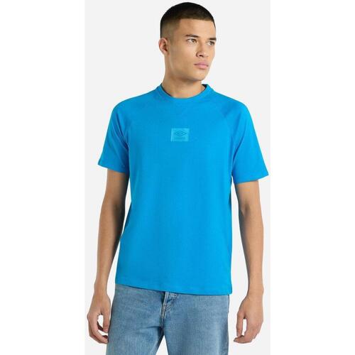 Vêtements Homme T-shirts manches longues Umbro UO2106 Bleu