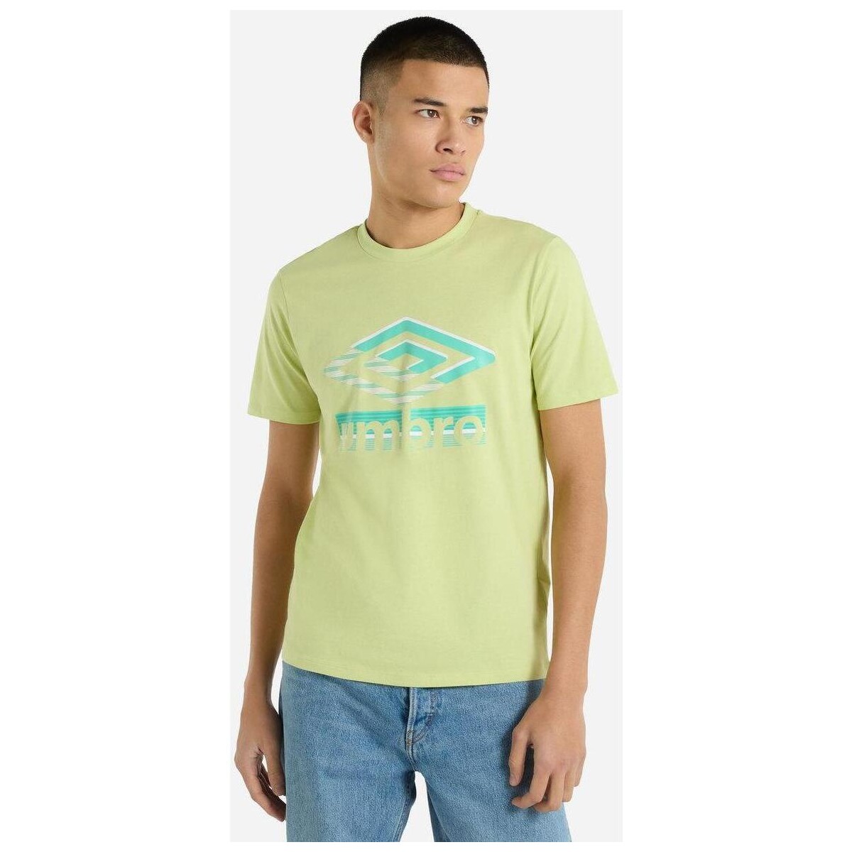 Vêtements Homme T-shirts manches longues Umbro UO2107 Vert