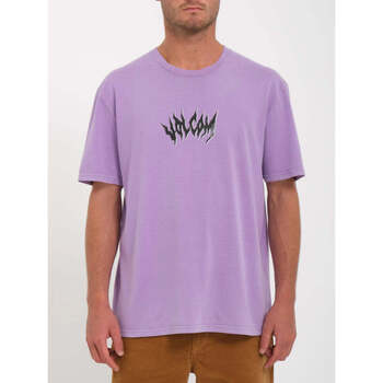 Vêtements Homme T-shirts manches courtes Volcom Camiseta  Amplified Stone - Paisley Purple Violet