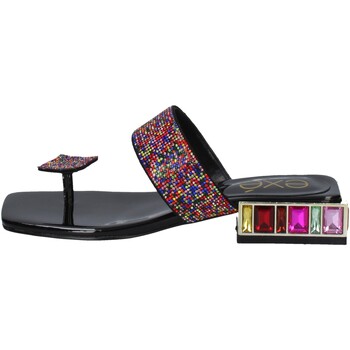 Chaussures Femme Sandales et Nu-pieds Exé Shoes crystal-embellished SUMMER-272 Noir