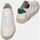 Chaussures Homme Baskets mode Date M997-CR-CA-WG - COURT CALF-WHITE GREEN Blanc