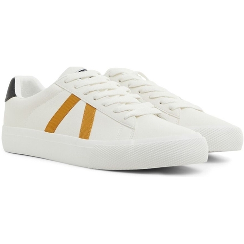 Chaussures Homme Baskets mode Jack & Jones 12230427 FREEMAN-BRIGHT WHITE GOLDEN Blanc