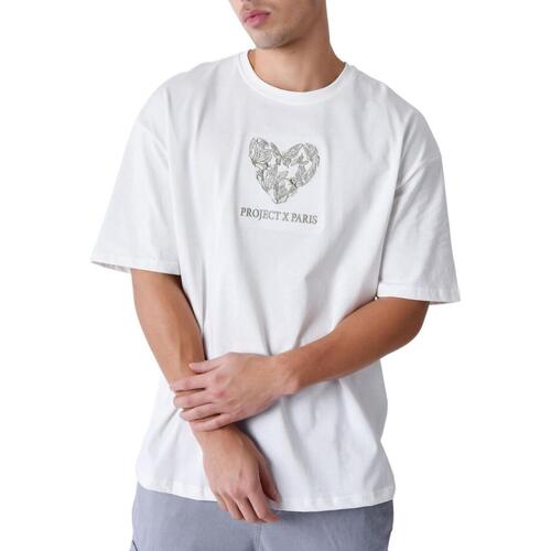 Vêtements Homme T-shirts manches courtes Project X Paris  Blanc
