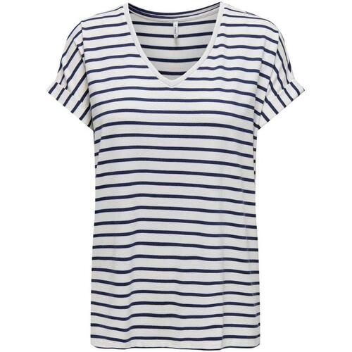 Vêtements Femme T-shirts & Polos Only  Bleu
