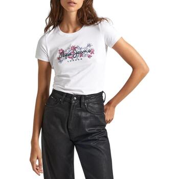 Vêtements Femme T-shirts & Polos Pepe jeans  Blanc