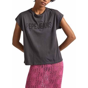 Vêtements Femme T-shirts stripes & Polos Pepe jeans  Gris