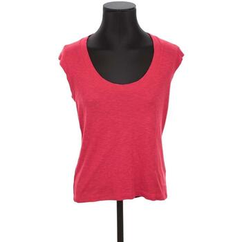 Vêtements Femme Débardeurs / T-shirts sans manche Claudie Pierlot T-shirt en coton Rouge