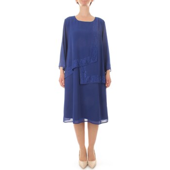 Vêtements Femme Robes longues Sologioie YS3930 Bleu