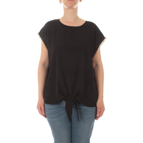 Vêtements Femme Débardeurs / T-shirts sans manche Derbies & Richelieu DE7620 Noir