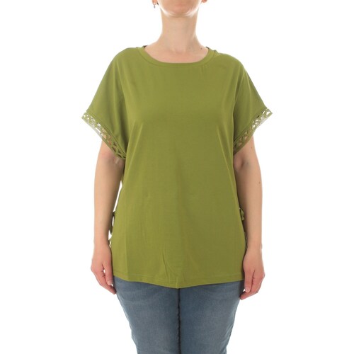 Vêtements Femme T-shirts manches courtes Derbies & Richelieu DE6270 Vert