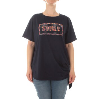 Vêtements Femme T-shirts manches courtes Derbies & Richelieu DE6230 Bleu