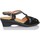 Chaussures Femme nbspLongueur de pied :  Calzamedi SANDALE ORTHOPÉDIQUE  FEMME 0332 BOUCLE Noir