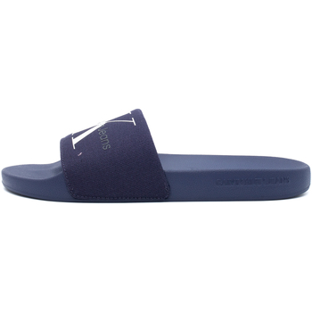 Chaussures Homme Chaussons Ck Jeans Slide Monogram Co Bleu