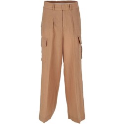 Vêtements Femme Pantalons 5 poches Yes Zee P398-J400 Beige