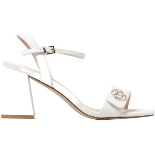Chaussures Femme Sneaker Donna Flower Bianco Twin Set  Blanc