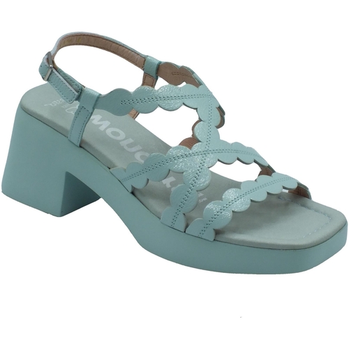 Chaussures Femme Sandales et Nu-pieds Wonders D-1013 Neus Lack Bleu