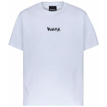 Vêtements Homme T-shirts & Polos Disclaimer T-shirt  logo graffiti Blanc