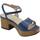 Chaussures Femme Sandales et Nu-pieds Wonders D-8841-P Iseo Bleu