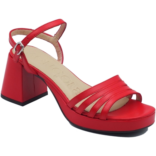 Chaussures Femme Sandales et Nu-pieds Wonders G-6801 Zaida Iseo Rouge