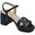 Chaussures Femme Sandales et Nu-pieds Wonders F-8210 Emilia Aise Noir