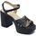 Chaussures Femme Sandales et Nu-pieds Wonders L-1401 Marisol Iseo Noir