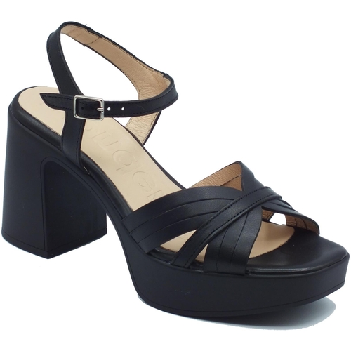 Chaussures Femme Sandales et Nu-pieds Wonders L-1401 Marisol Iseo Noir