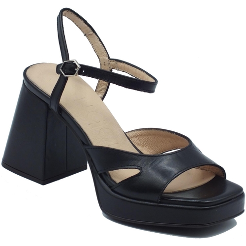 Chaussures Femme Sandales et Nu-pieds Wonders M-5311 Iseo Noir