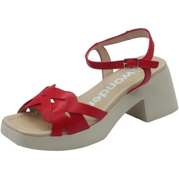 Chaussures Femme Sandales et Nu-pieds Wonders D-1013 Neus Lack Rouge