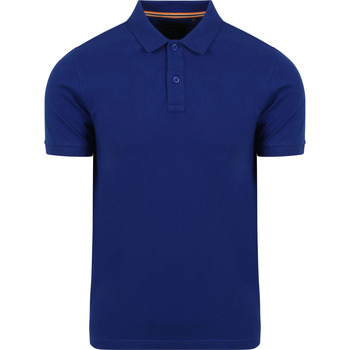t-shirt suitable  polo cas bleu royal 