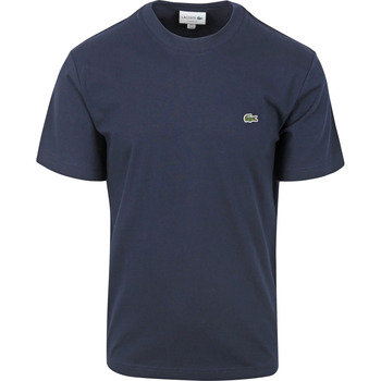 Vêtements Homme T-shirts & Polos Lacoste T-Shirt Marine Bleu