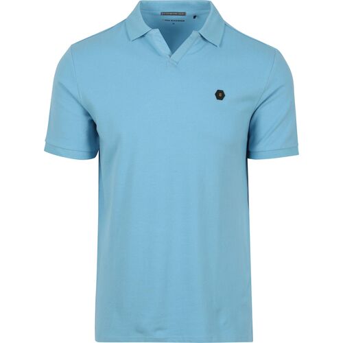 Vêtements Homme T-shirts & Polos No Excess Basehit Garment Dyed Mens T-Shirt Bleu